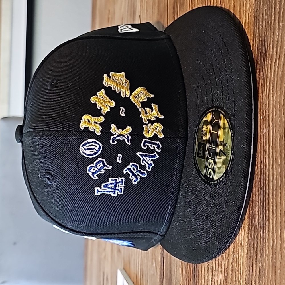 Bornxraised la lakers x la dodgers championship hat black size 7 5/8